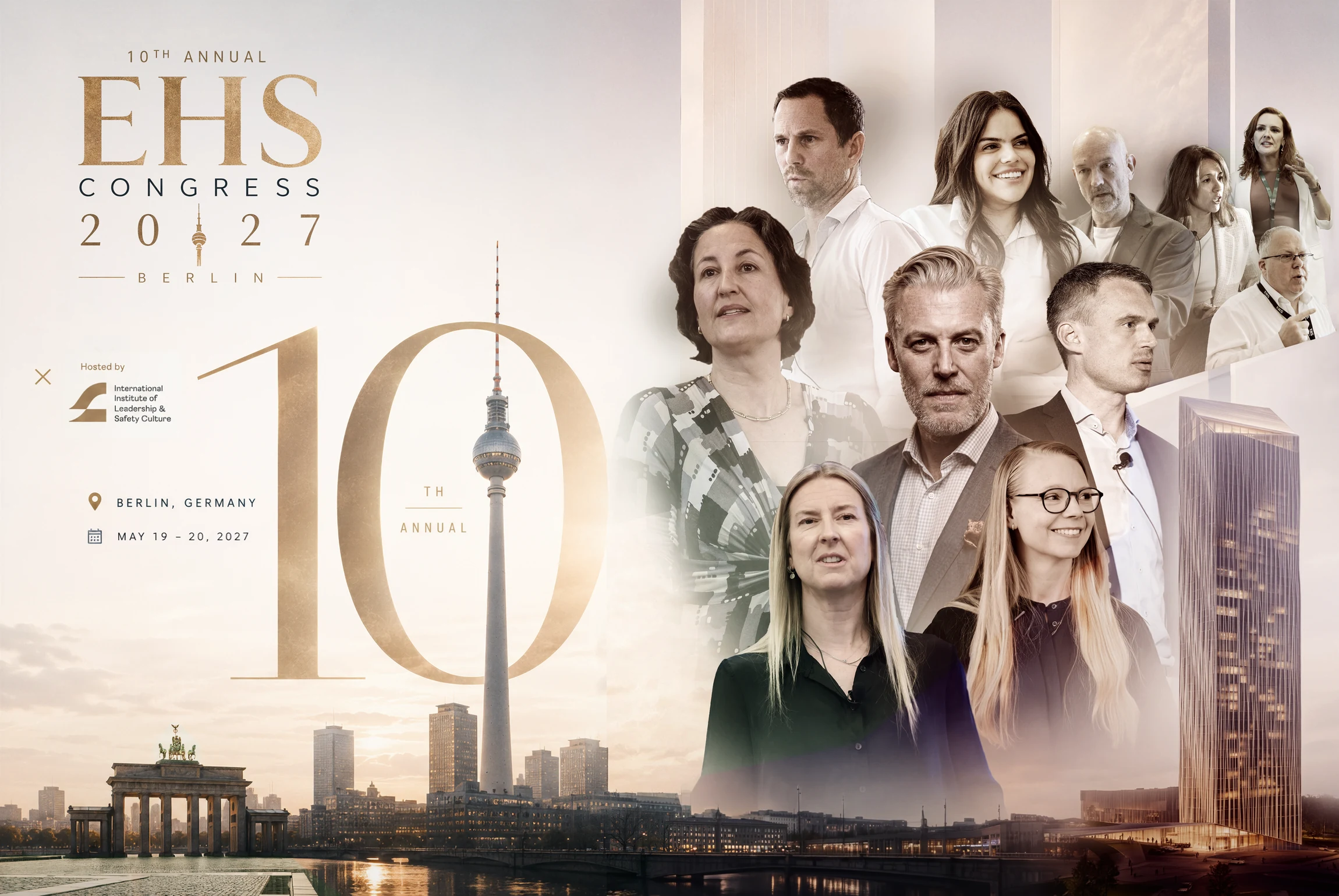 EHS Congress 2027 programme front cover — 10th Annual, Berlin, May 19–20